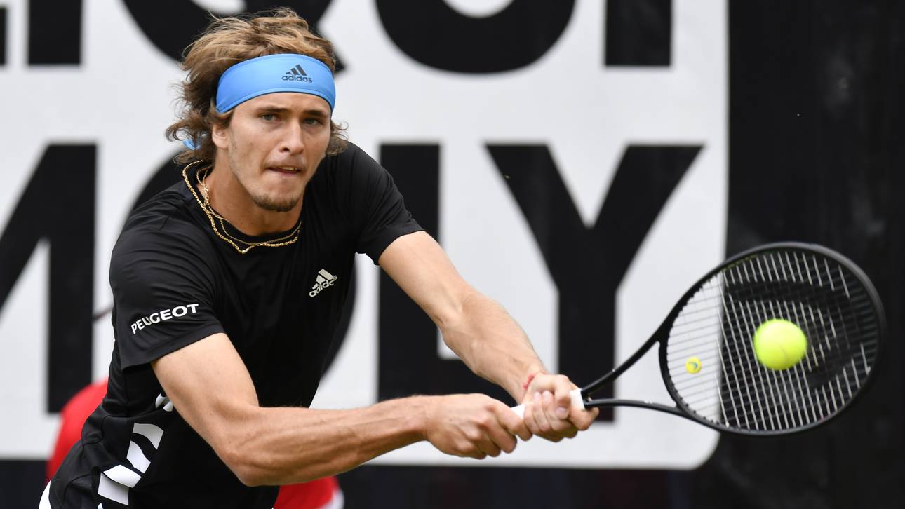 Zverev und Federer im Einsatz