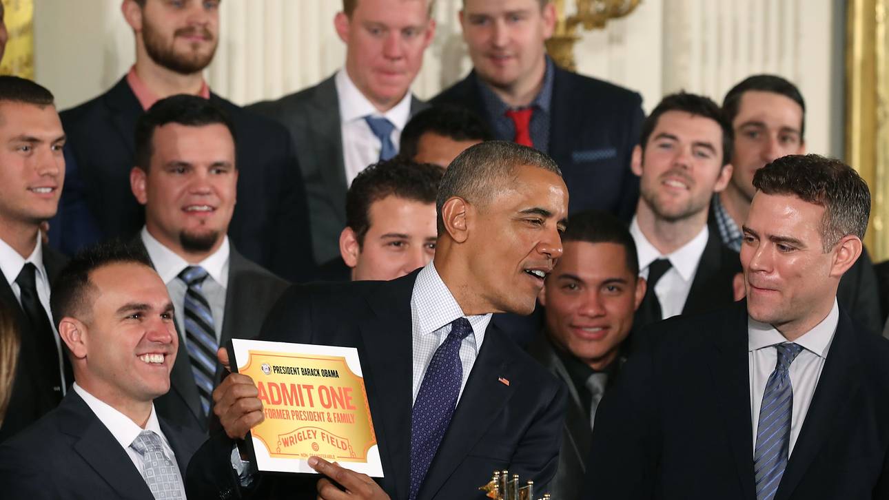 White-Sox-Fan Obama empfängt Cubs