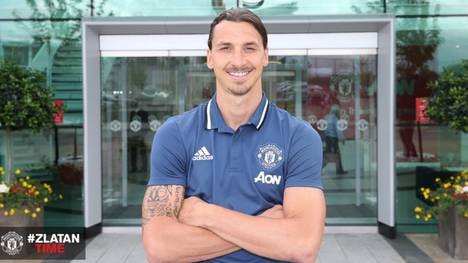 Zlatan Ibrahimovic spielt künftig für Manchester United