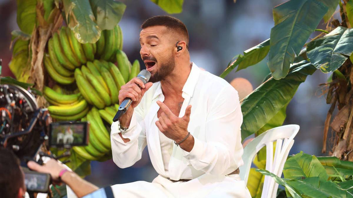 Auch Ricky Martin wirkte bei der Halftime Show mit.