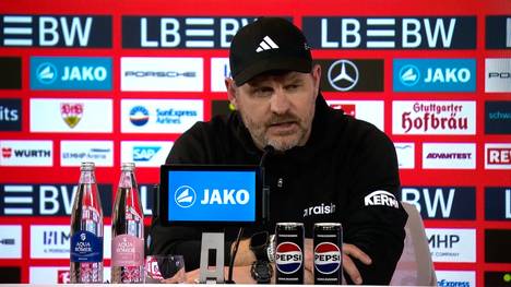 Union Berlins Trainer Steffen Baumgart reagierte auf der Pressekonferenz nach dem 1:1-Unentschieden gegen den VfB Stuttgart genervt auf eine Frage zu seinem Spieler Livan Burcu.