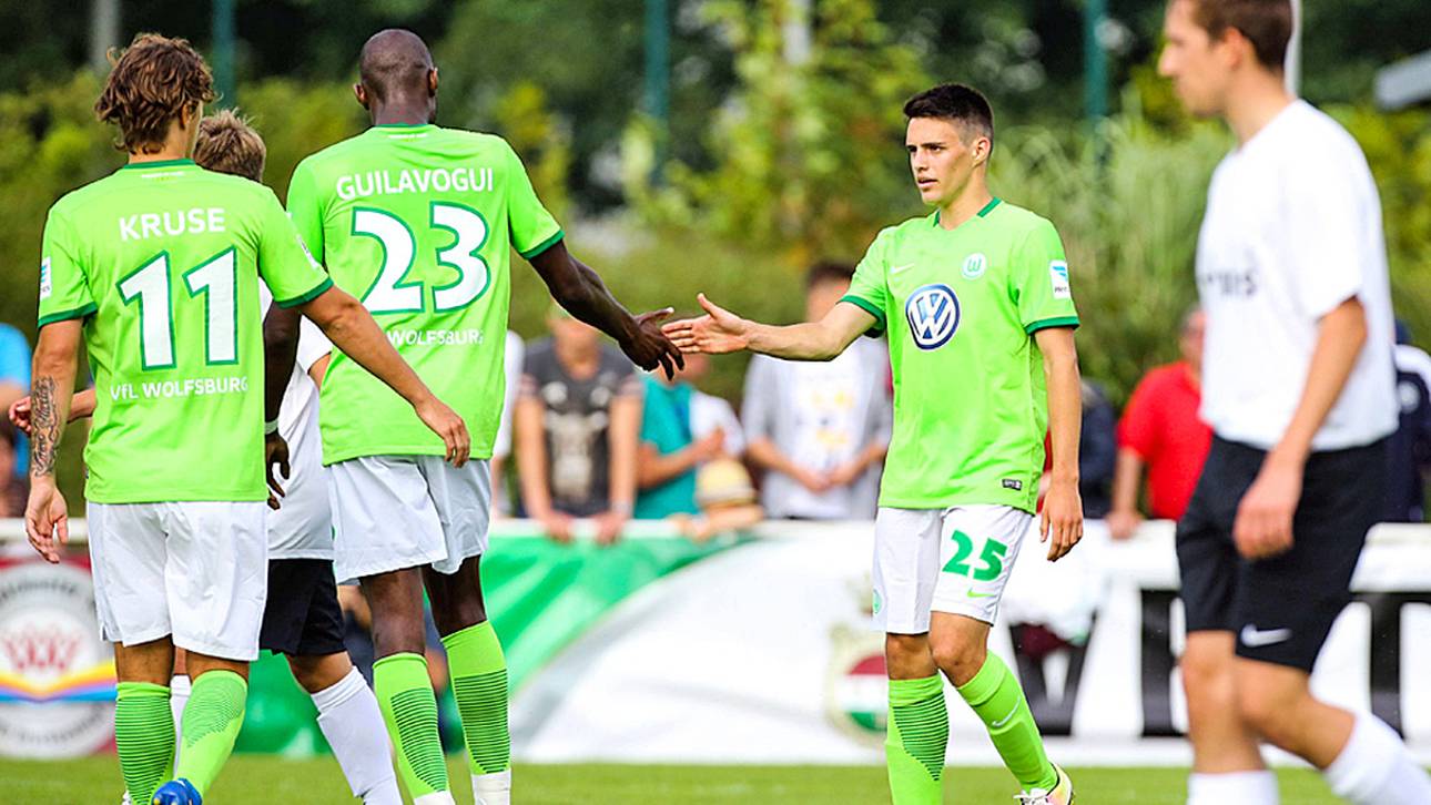 Josip Brekalo in seinem ersten Testspiel für den VfL Wolfsburg