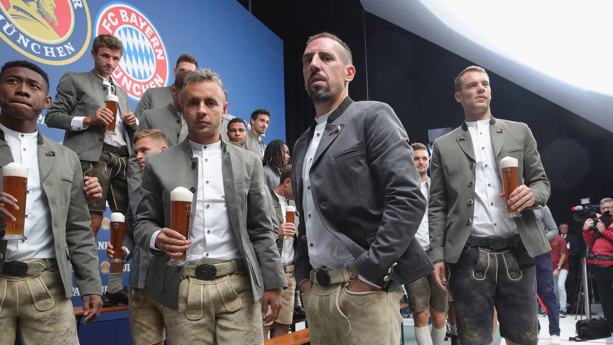 Und auch bei den anderen Routiniers Rafinha und Franck Ribery hält sich die Vorfreude noch in Grenzen