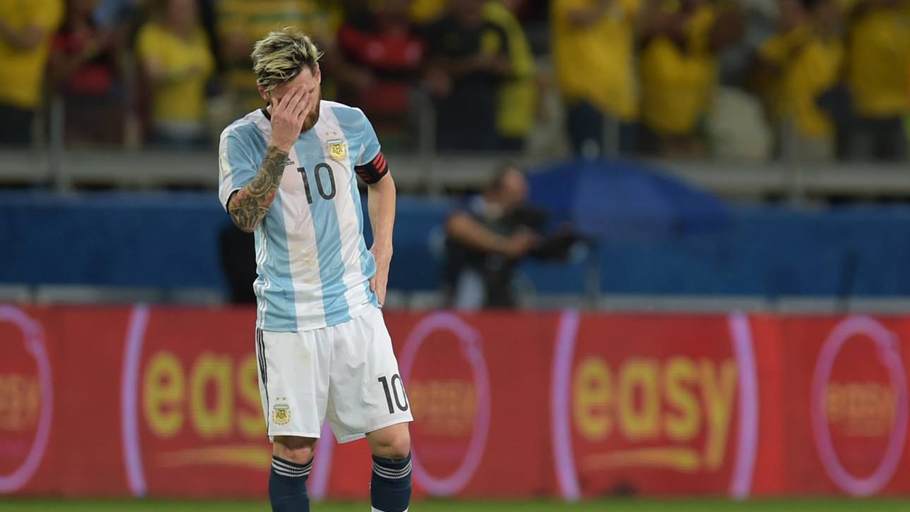 Auch Messi saß schon im Absturzflieger