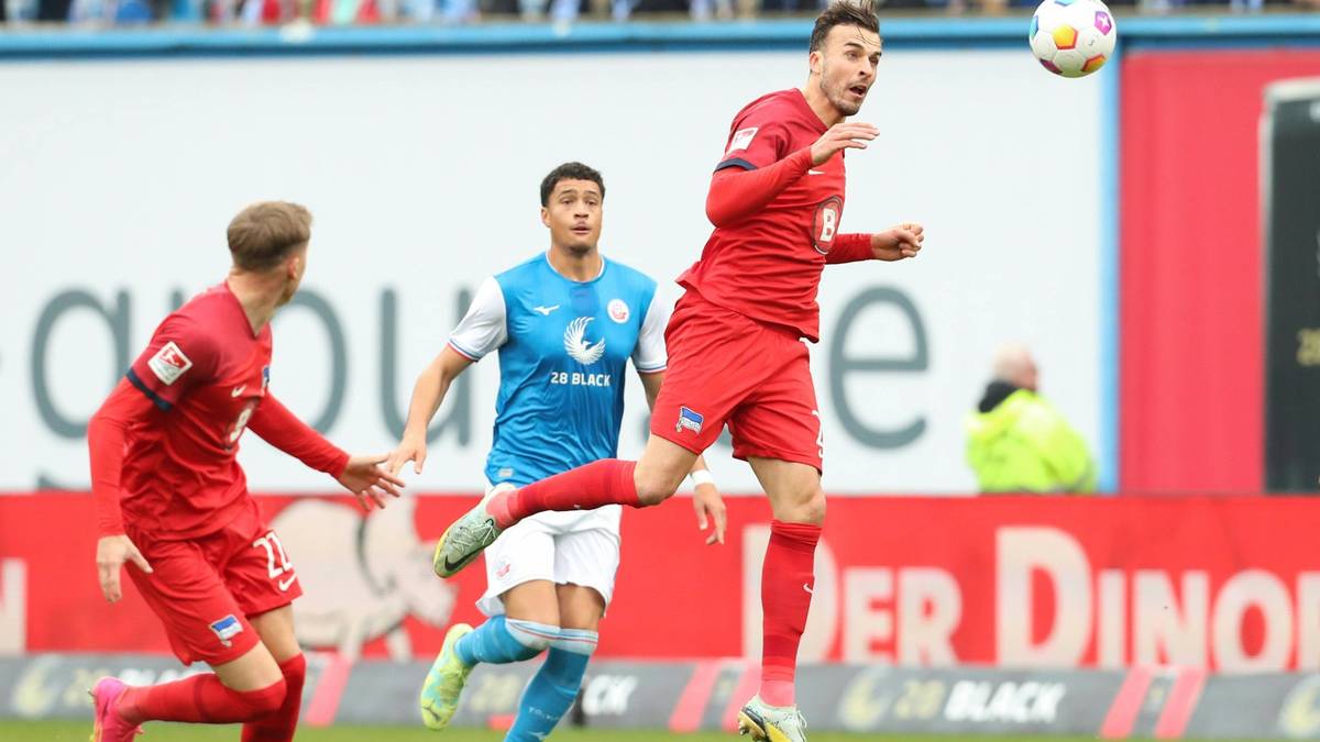 Hertha nur mit Remis in Rostock