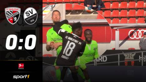 Trotz intensivem Kämpfen und einer starke Anfangsphase fielen in der Partie zwischen dem FC Ingolstadt und SV Sandhausen keine Tore. Und dann wird auch noch Ingolstadts Nunoo Sarpei vom Platz verwiesen. 
