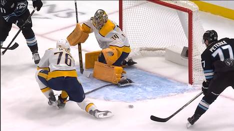 In einem attraktiven und umkämpften Spiel gegen die Nashville Predators gehen die Utah Mammoth um J.J. Peterka gleich dreimal in Führung. Auch der deutsche NHL-Star trifft - letztlich aber vergeblich.