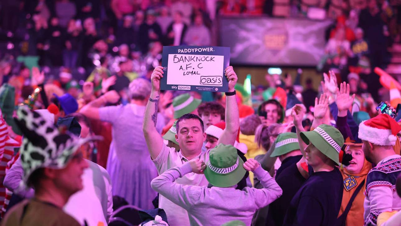 Für die Darts-Fans gibt es am Mittwoch nur eine Session zu verfolgen