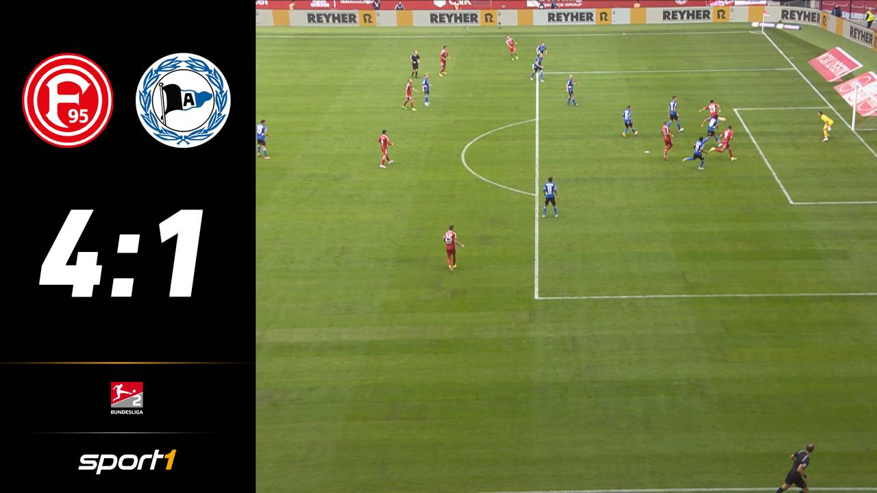 Fortuna spielt Arminia schwindelig