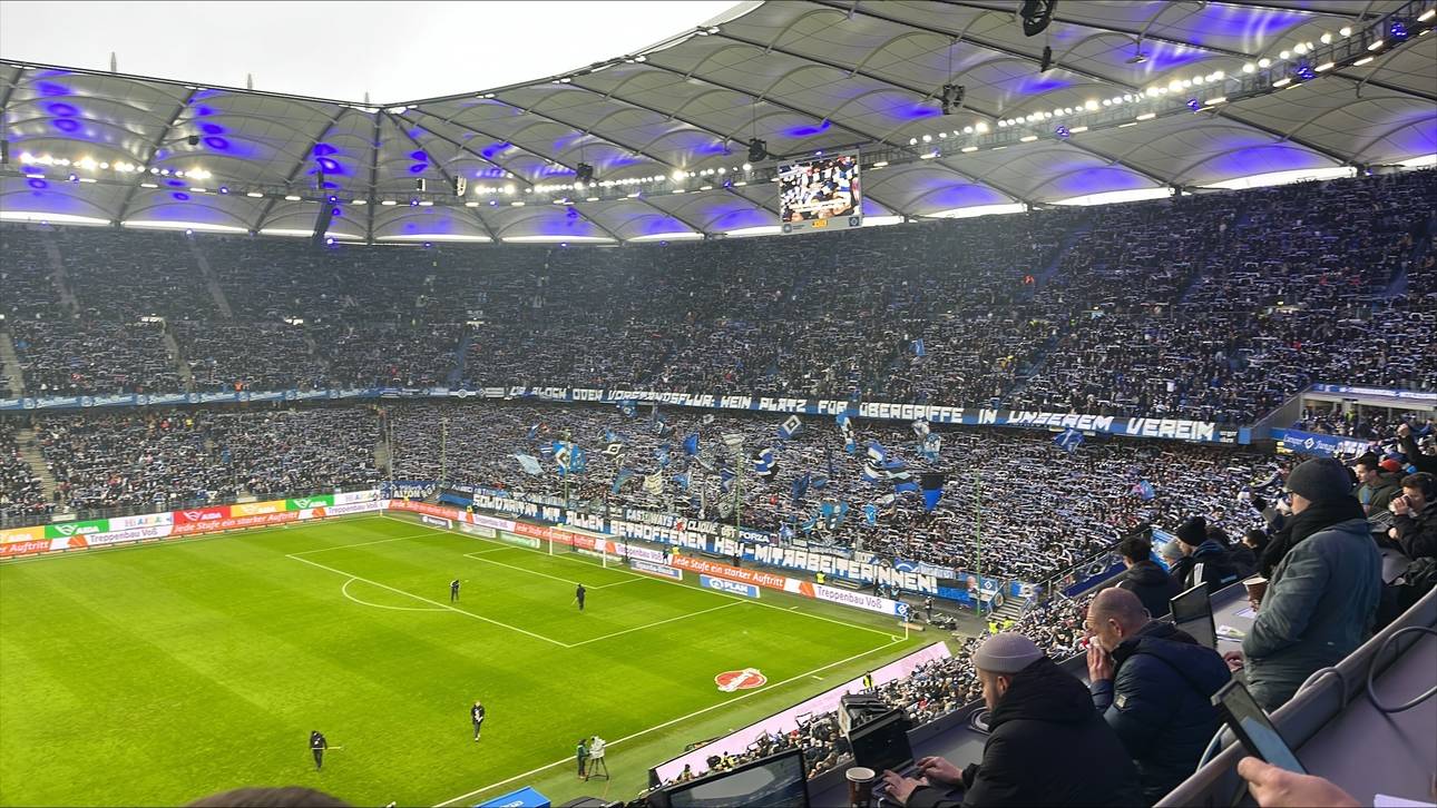 HSV-Fans mit Botschaft wegen Kuntz