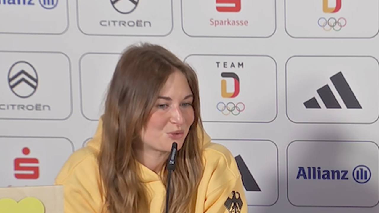 Emotionale Worte von deutscher Gold-Heldin
