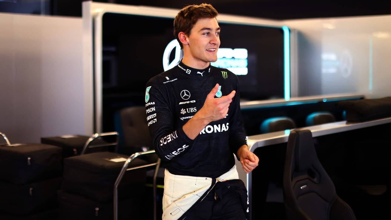 Russell mit neuem Helm-Design