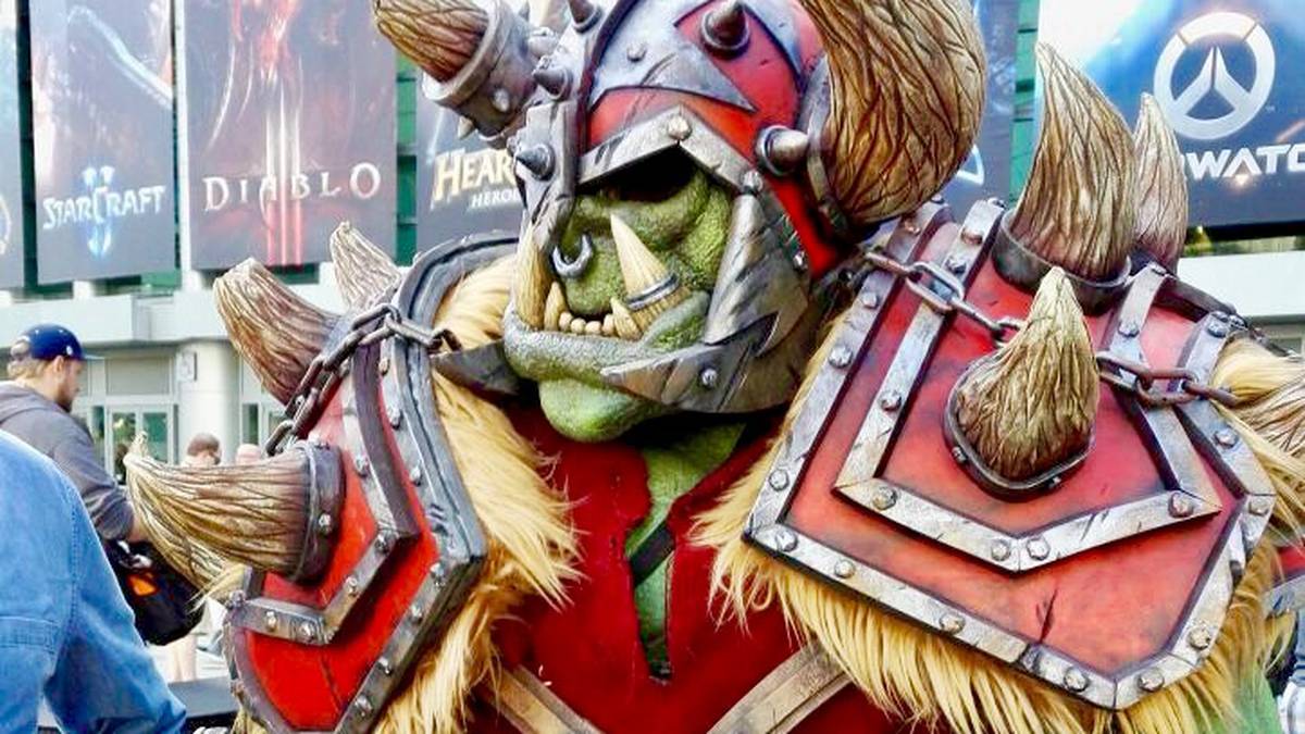 Besonders detailgetreu war dieser Orc