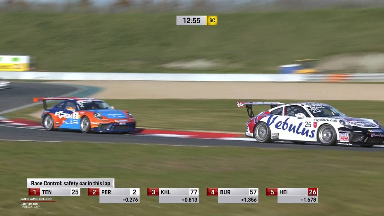 Porsche Carrera Cup in Oschersleben: Larry ten Voorde gewinnt Meisterschaft