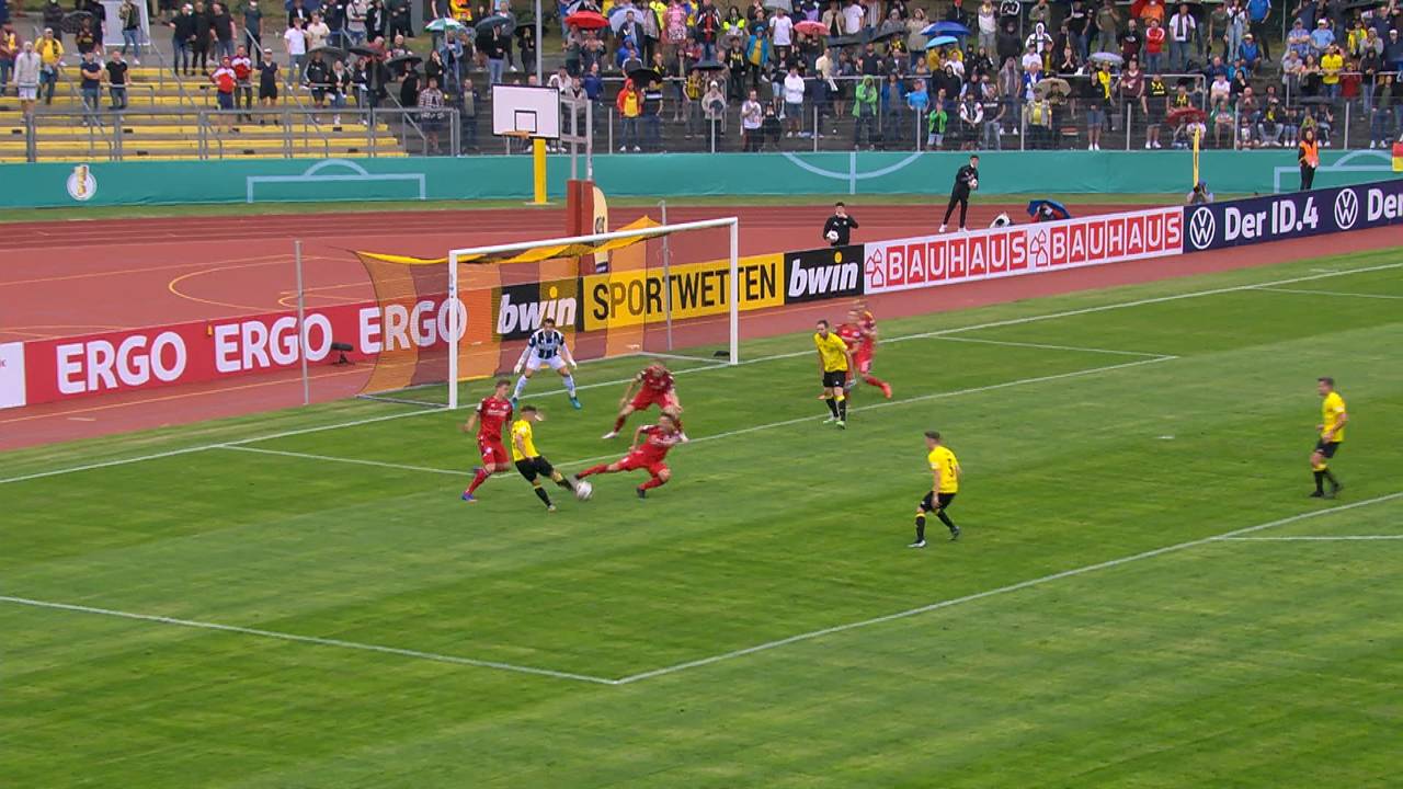 SpVgg Bayreuth - Arminia Bielefeld (3:6): Tore und Highlights | DFB-Pokal
