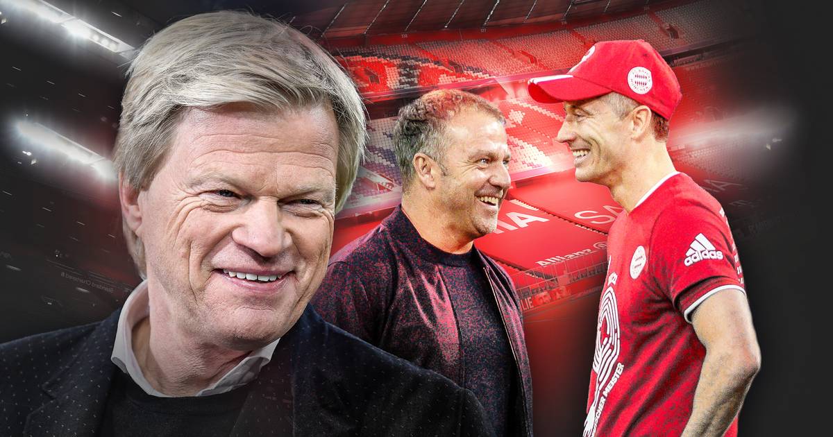 Oliver Kahn in Lewandowski e la festa d’addio di Flake