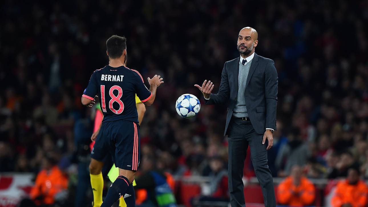 Guardiola greift bei Bernat an