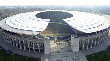 Im Olympiastadion in Berlin wird am 14. Juli das Endspiel der EM 2024 ausgetragen 