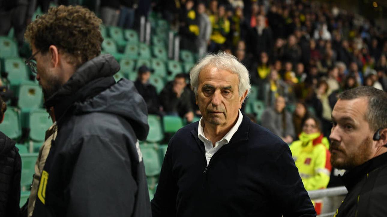 Er hatte sich seinen letzten Auftritt ganz anders vorgestellt: Nantes-Trainer Vahid Halilhodzic