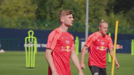 Timo Werner ist vom FC Chelsea zurück zu RB Leipzig gewechselt und bereitet sich schon im Training mit voller Freude auf die Bundesliga vor. 