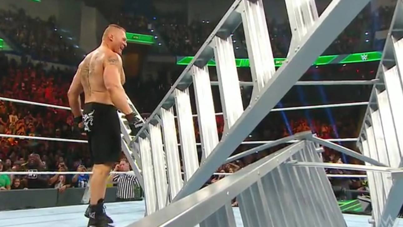 Lesnar crasht Money in The Bank