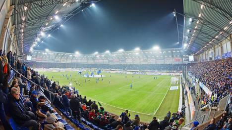 In der Paderborner Benteler-Arena findet das Pokalspiel zwischen dem SCP und Bayern statt