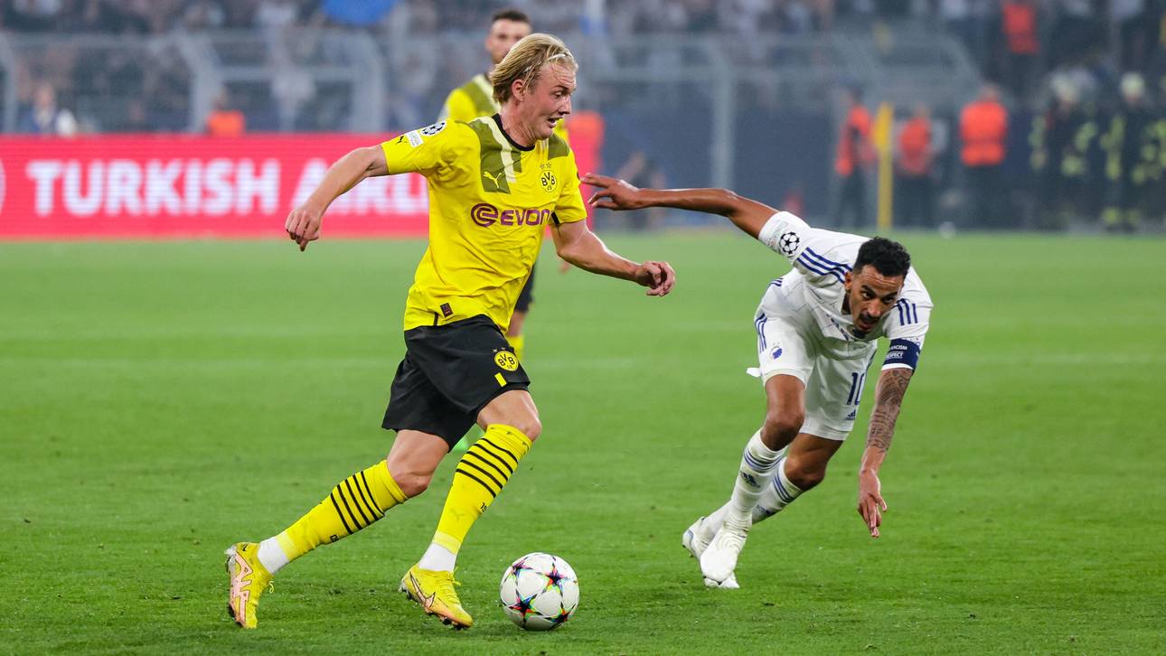 BVB-Mittelfeldspieler Julian Brandt wurde gegen den FC Kopenhagen (3:0) zum „Man of the Match“ gekürt