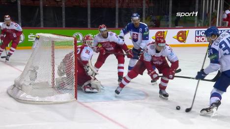 Ein zähes Ringen ums Viertelfinale: Die Slowakei schlägt im Schlussdrittel eiskalt zu. Die Highlights der Partie.