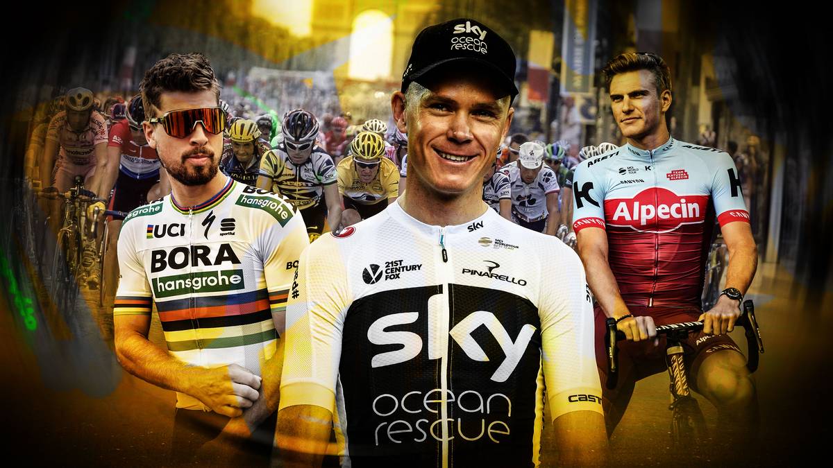 Am Samstag startet die Tour de France 2018. Der Kampf um das Gelbe, Grüne und gepunktete Trikot beginnt. Wer holt sich den Gesamtsieg, wer wird der beste Sprinter und wer kommt am besten durch die Berge? SPORT1 stellt die Favoriten auf die jeweiligen Trikots vor