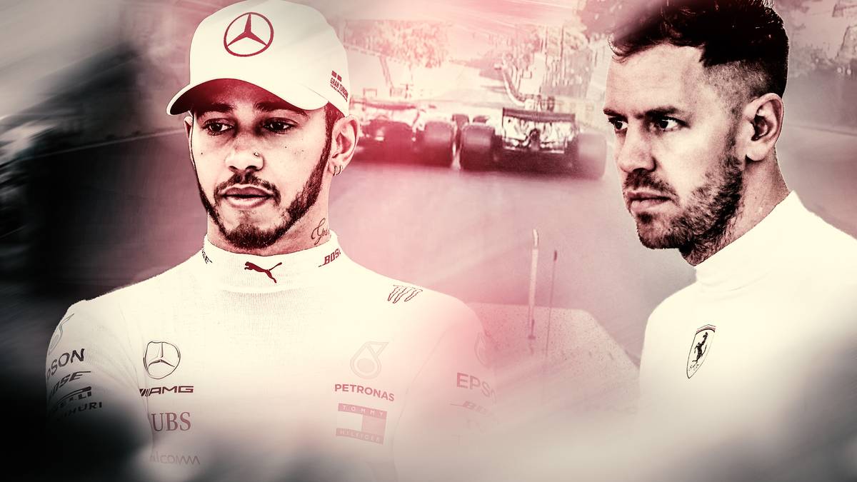 Der anstehende Große Preis von Aserbaidschan in Baku weckt Erinnerungen an den großen Zoff zwischen Sebastian Vettel und Lewis Hamilton vor einem Jahr. SPORT1 blickt zurück