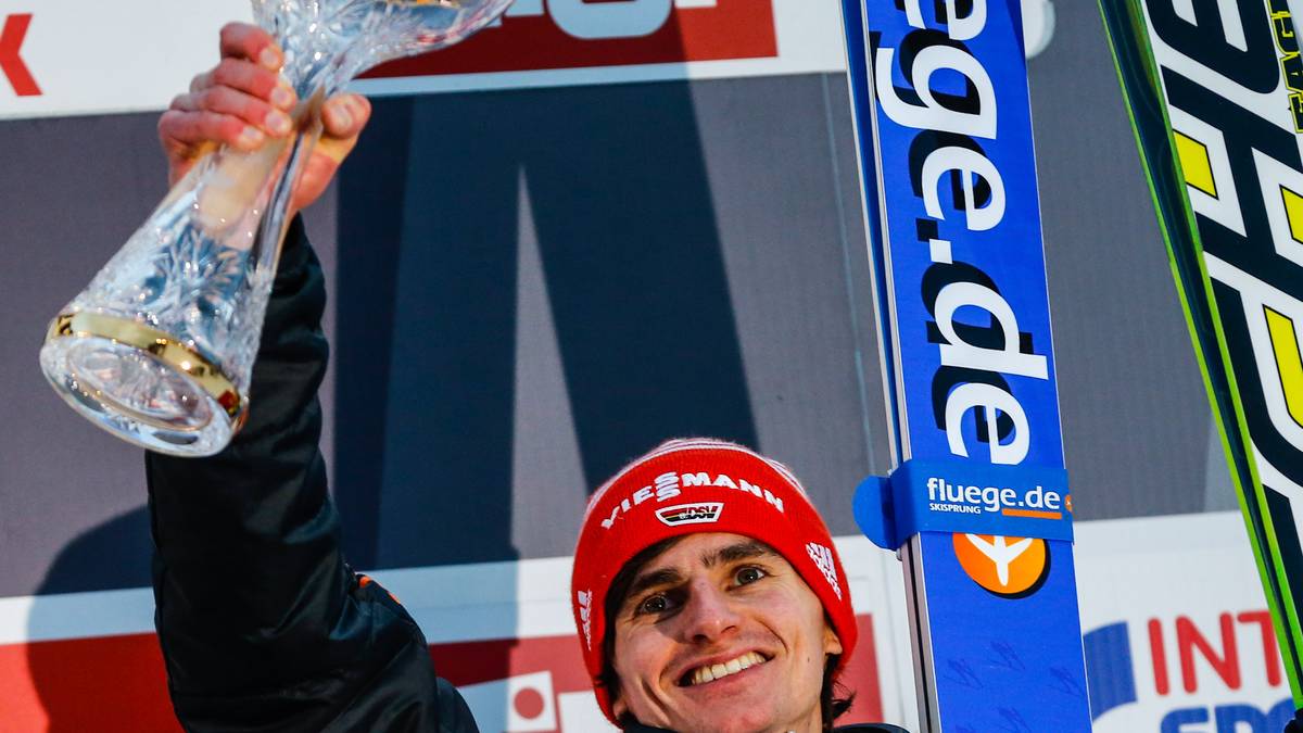 Im nächsten Jahr strahlt zumindest in Innsbruck ein Deutscher: Richard Freitag siegt auf der 	Bergiselschanze. Doch in der Gesamtabrechnung schafft es wieder einmal kein Deutscher auf das Podest