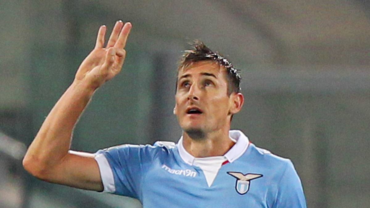 Miroslav Klose-SS Lazio-Cagliari Calcio-Serie A