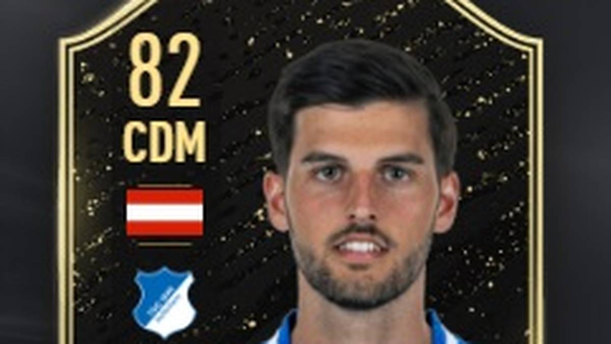 Florian Grillitsch (TSG 1899 Hoffenheim), Centre Defensive Midfielder: 82 (+3);
Basis-Karte Gold Non-Rare: 79