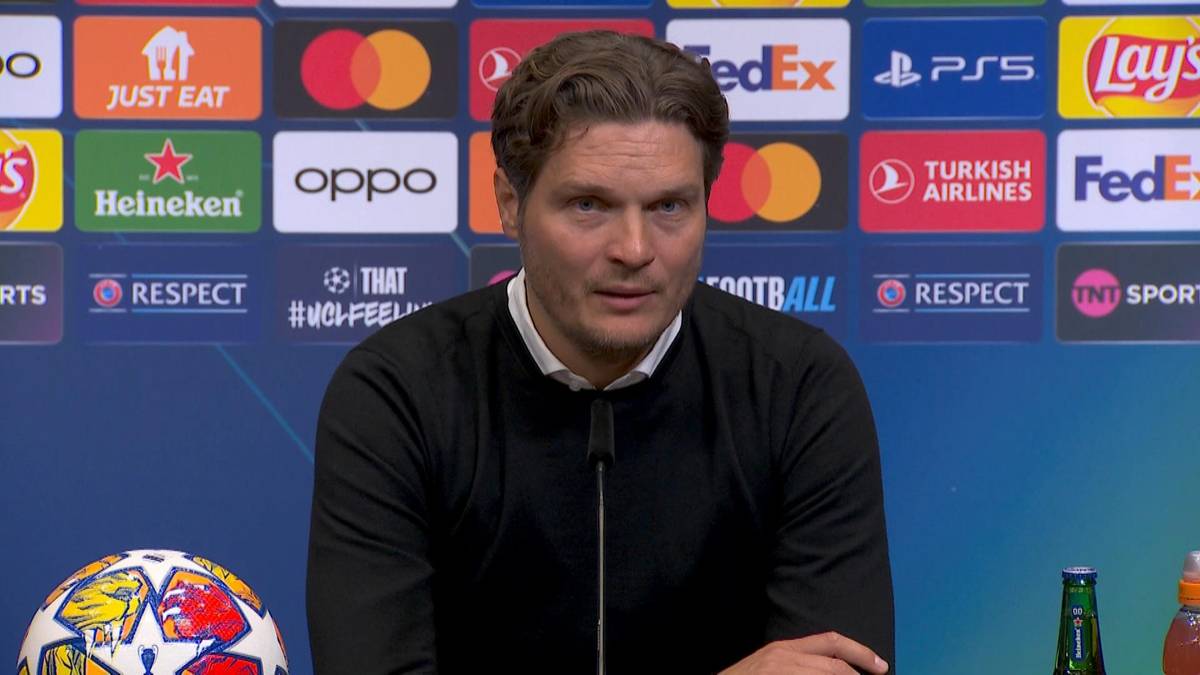 Auf der PK nach dem verlorenen Champions-League-Finale fragt ein Reporter Edin Terzic, warum der BVB-Trainer so spät wechselte. Dortmunds Coach erklärt seine Gedankengänge.