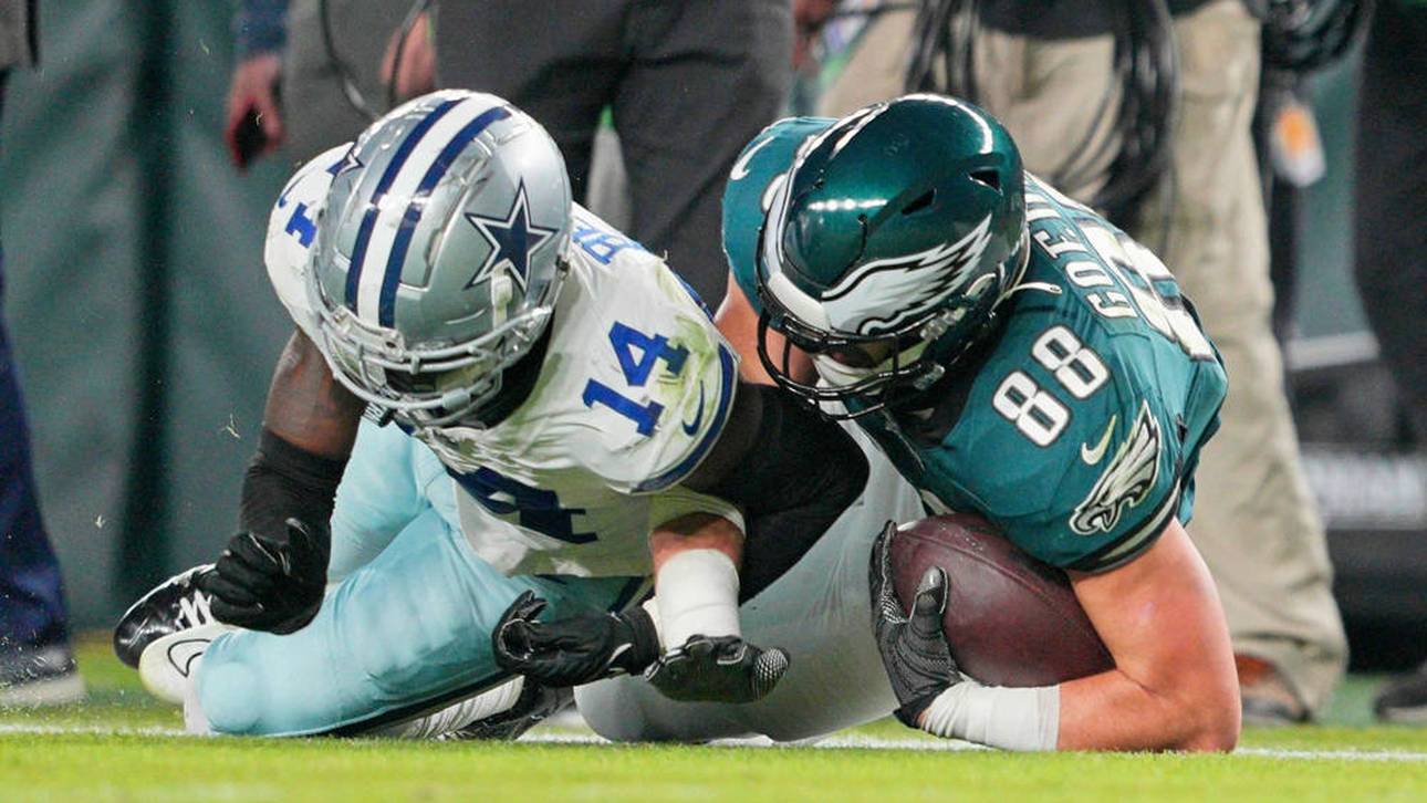 Markquese Bell landete mit seinem vollen Gewicht auf Dallas Goederts Unterarm