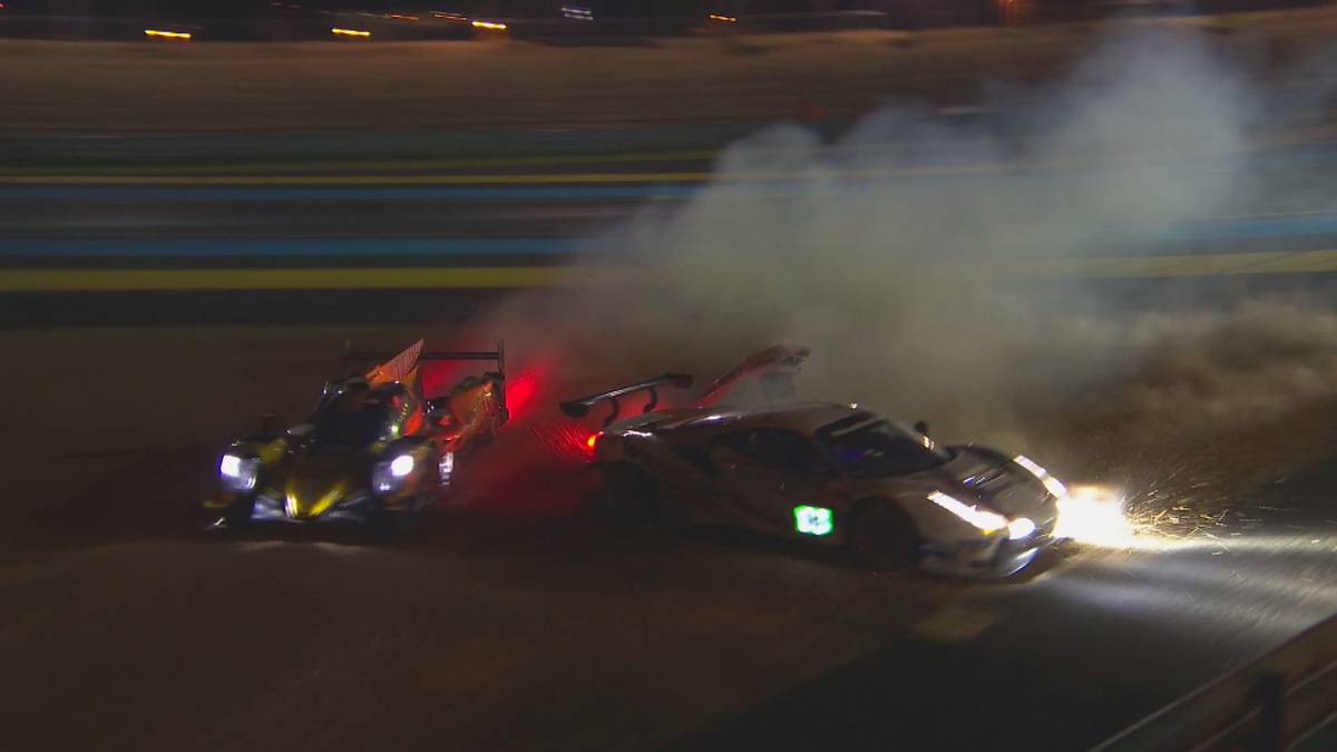 Viel los in der zweitlängsten Nacht in der Geschichte des 24-Stunden-Rennens von Le Mans: Vor allem für Toyota entwickeln sich die Stunden in der Dunkelheit zum Albtraum.