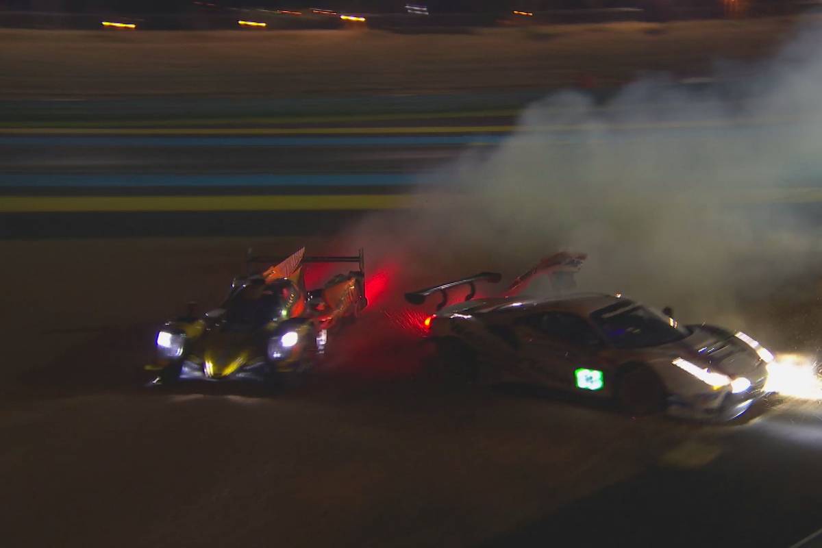 Viel los in der zweitlängsten Nacht in der Geschichte des 24-Stunden-Rennens von Le Mans: Vor allem für Toyota entwickeln sich die Stunden in der Dunkelheit zum Albtraum.