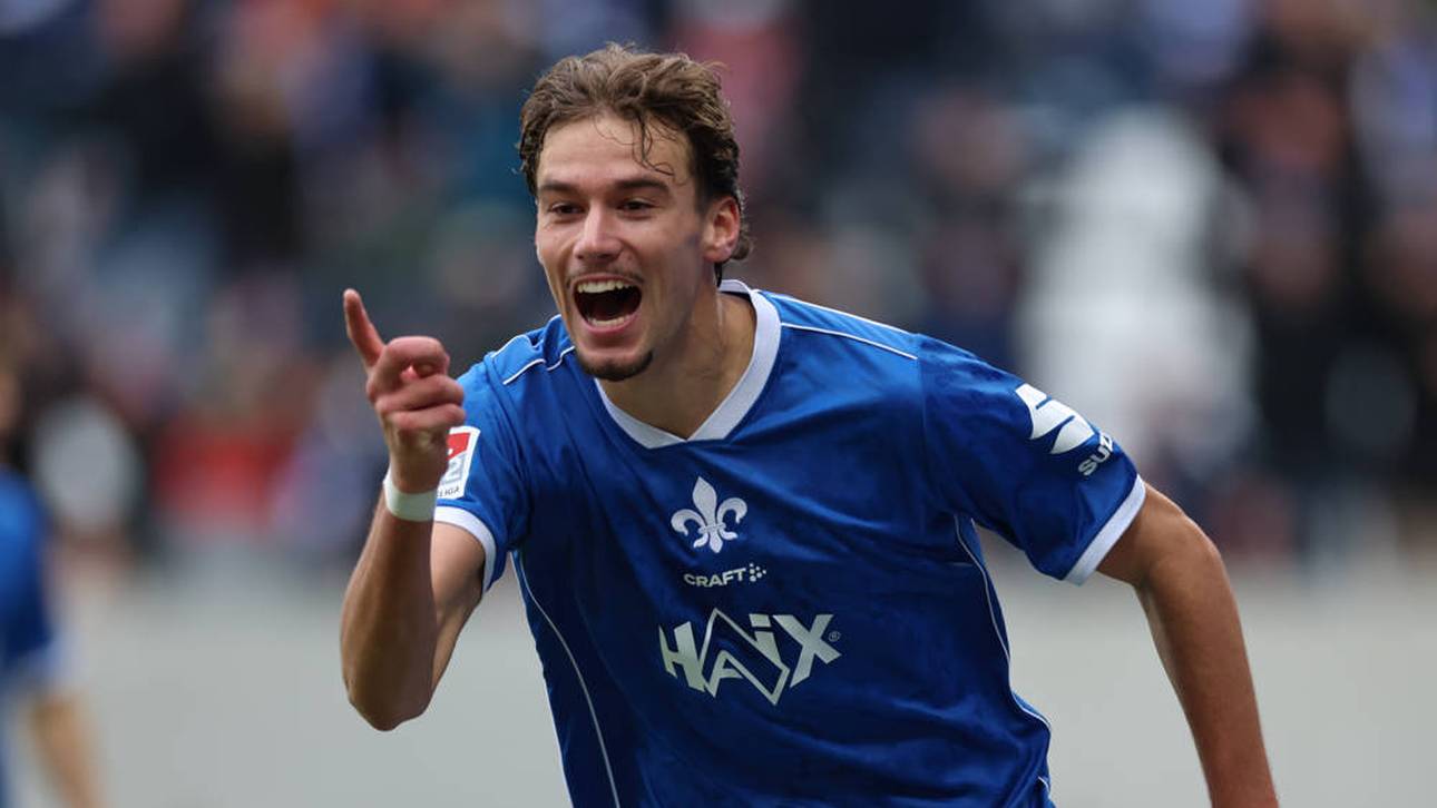 Milan Smit traf per Hackentor für Darmstadt