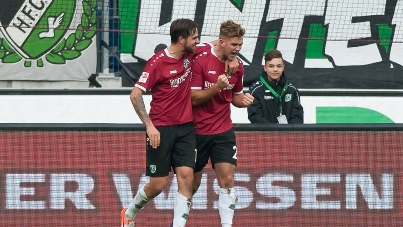 Martin Harnik (l.) und Niclas Füllkrug (r.) gingen zusammen für Hannover 96 auf Torejagd