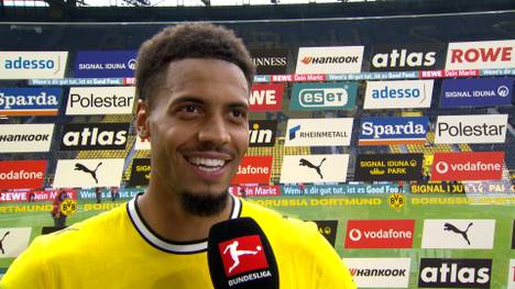Der deutliche Dortmund-Sieg gegen Aufsteiger Paderborn sorgt bei Felix Nmecha für gute Laune, auch aufgrund seines Doppelpacks inklusive Traumtor.