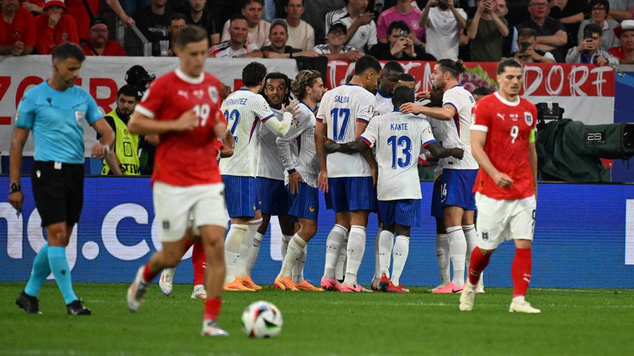 Frankreich erkämpft Zittersieg