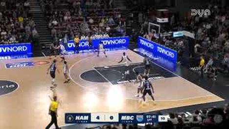 Spiel Highlights zu Veolia Towers Hamburg - SYNTAINICS MBC