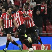 Athletic Bilbao gewinnt nach dem Halbfinal-Hinspiel auch das Rückspiel im Halbfinale der Copa del Rey gegen Atlético - auch dank der Brüder Inaki und Nico Williams.