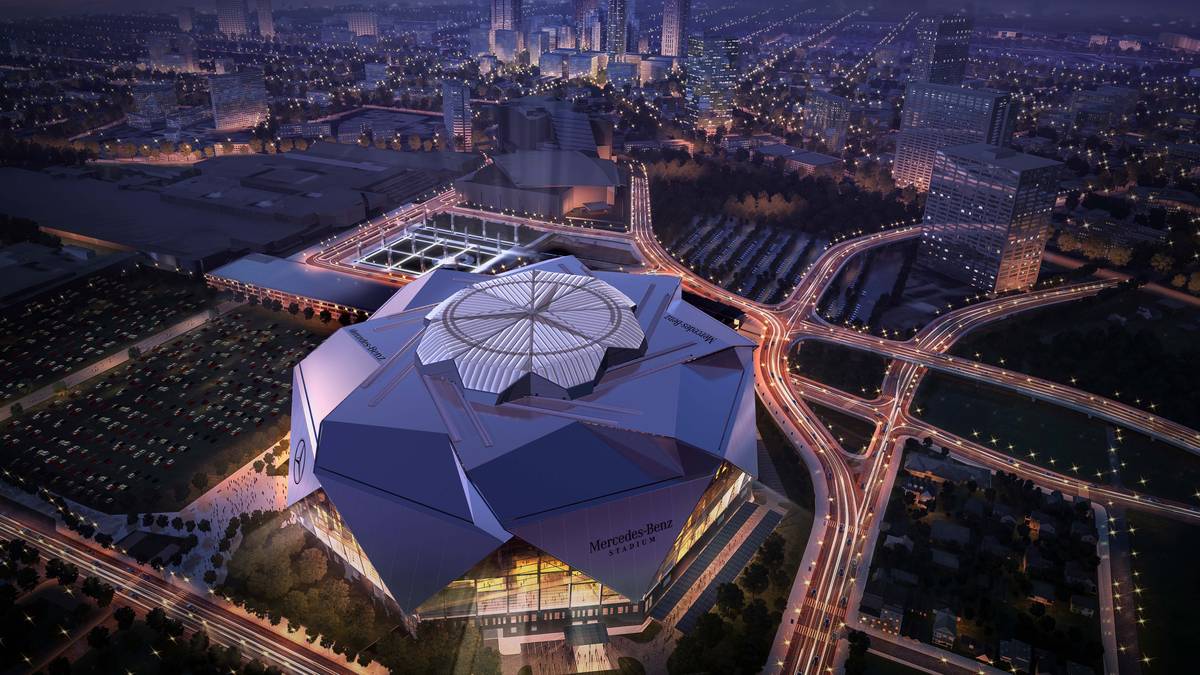 Zu Beginn der Saison 2017/18 wurde die Falcons-Arena fertiggestellt. Kostenpunkt: rund 1,4 Milliarden US-Dollar