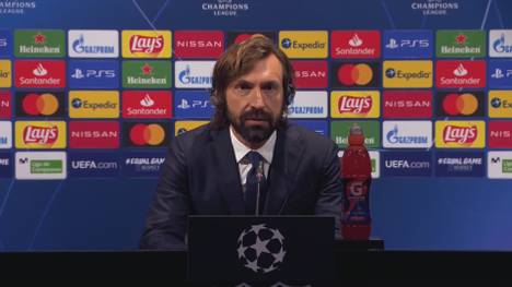 Andrea Pirlo lobt den Willen seiner Mannschaft gegen die ängstlich wirkenden Spieler des FC Barcelona in der Champions League.