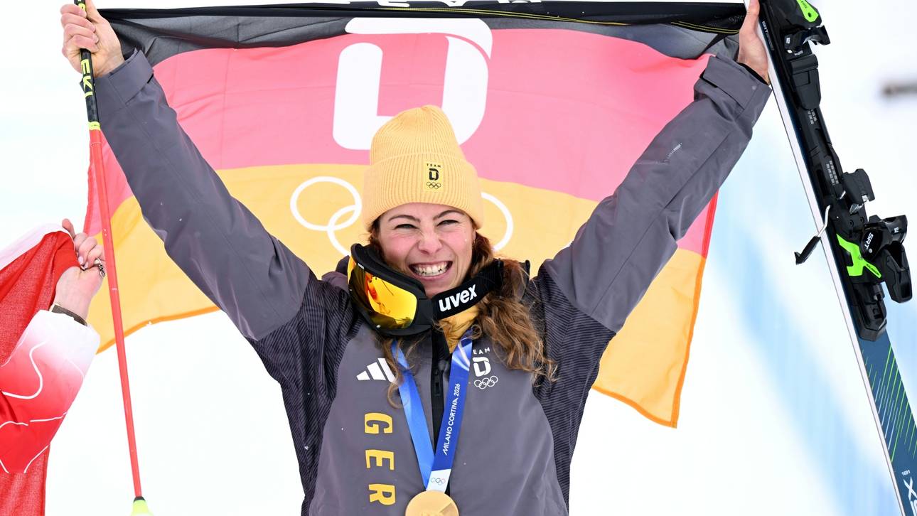 Glücklich über Gold: Daniela Maier