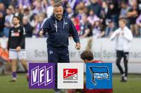 Pál Dárdai bleibt ein Sieg im letzten Spiel als Hertha-Trainer versagt. Stattdessen verabschiedet sich das abgeschlagene Schlusslicht Osnabrück mit Anstand in die 3. Liga.