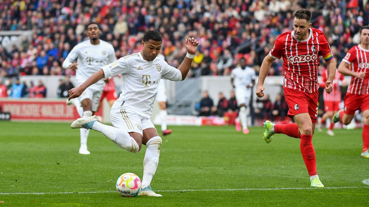 Gnabry zerschießt Torpfosten