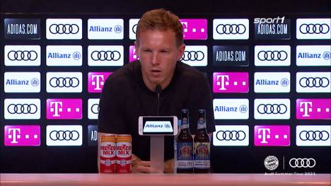 Kingsley Coman muss bei Bayerns Testspiel-Pleite gegen Neapel ausgewechselt werden. Julian Nagelsmann verrät, wie es dem Franzosen geht.