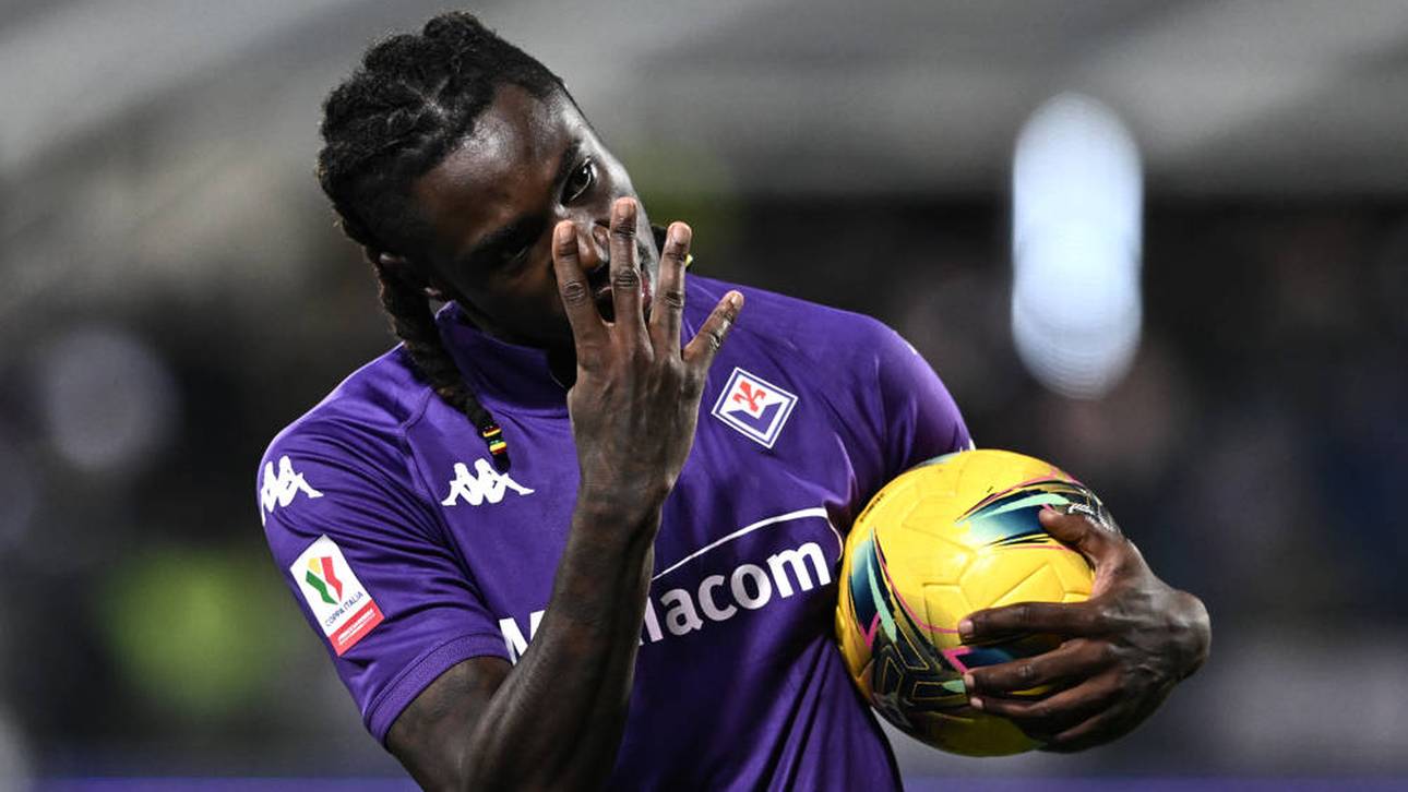 Moise Kean wurde bei der AC Fiorentina so richtig glücklich